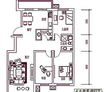 豪苑翡翠城 现代风格