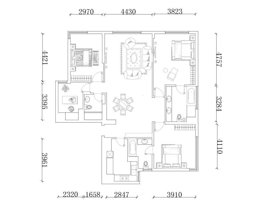 【生活家】都会轩130平现代简约风格