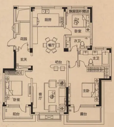 沈阳客厅——131平欧式效果图