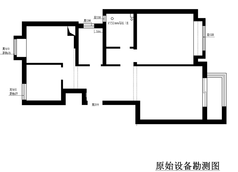 金地仰山-二居室-90.00平米-装修设计