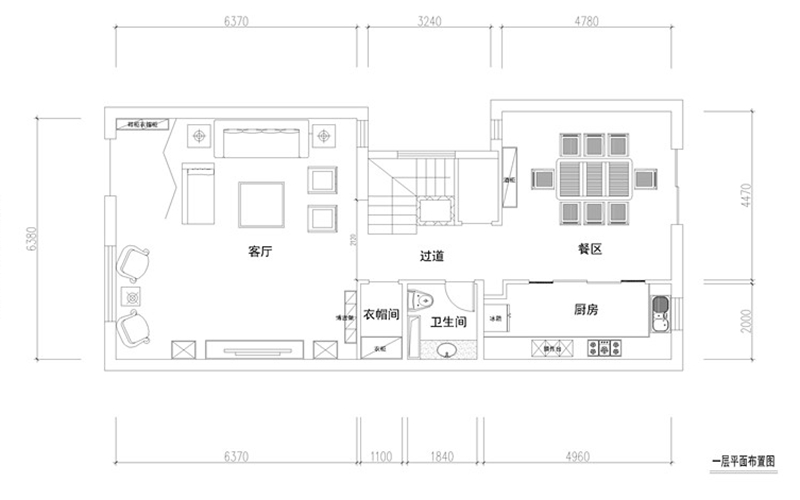 牛驼温泉孔雀城-三居室-245.00平米-装修设计