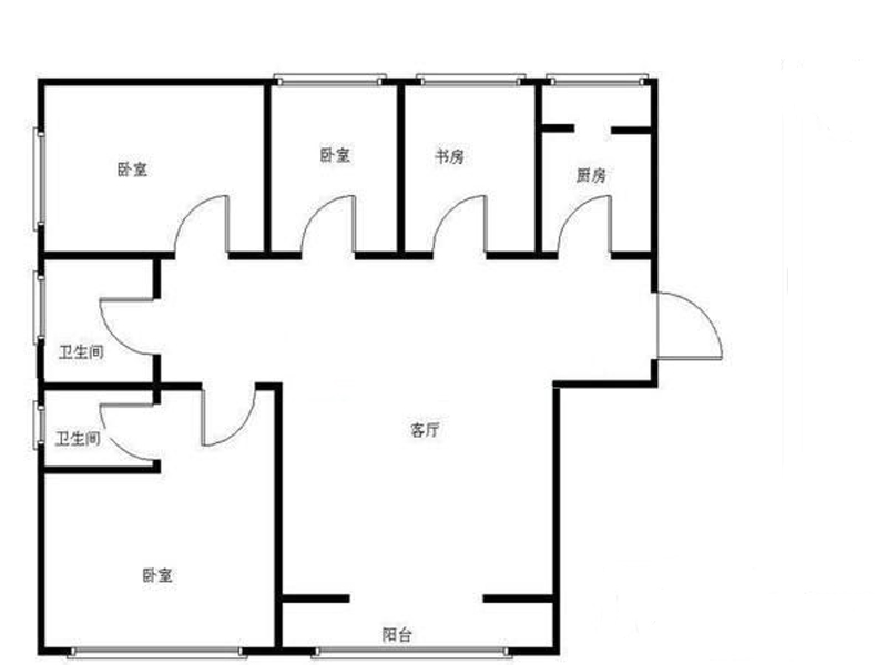 现代住宅公寓纯白唯美风