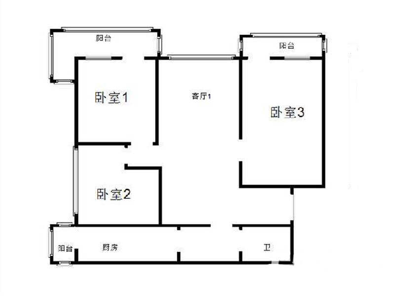 西山枫林-二居室-120.00平米-装修设计