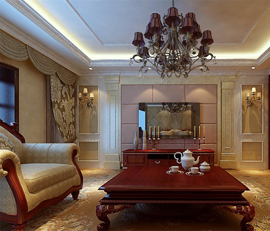 想象国际二期三室两厅欧式风格设计
