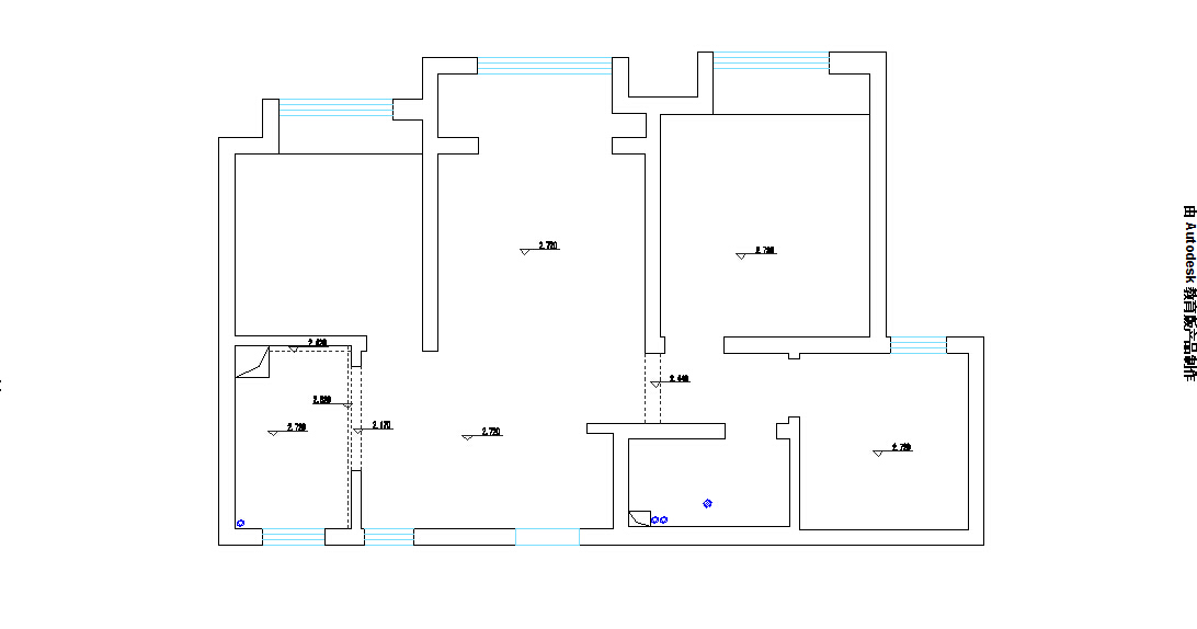 中海国际社区-三居室-92.00平米-装修设计