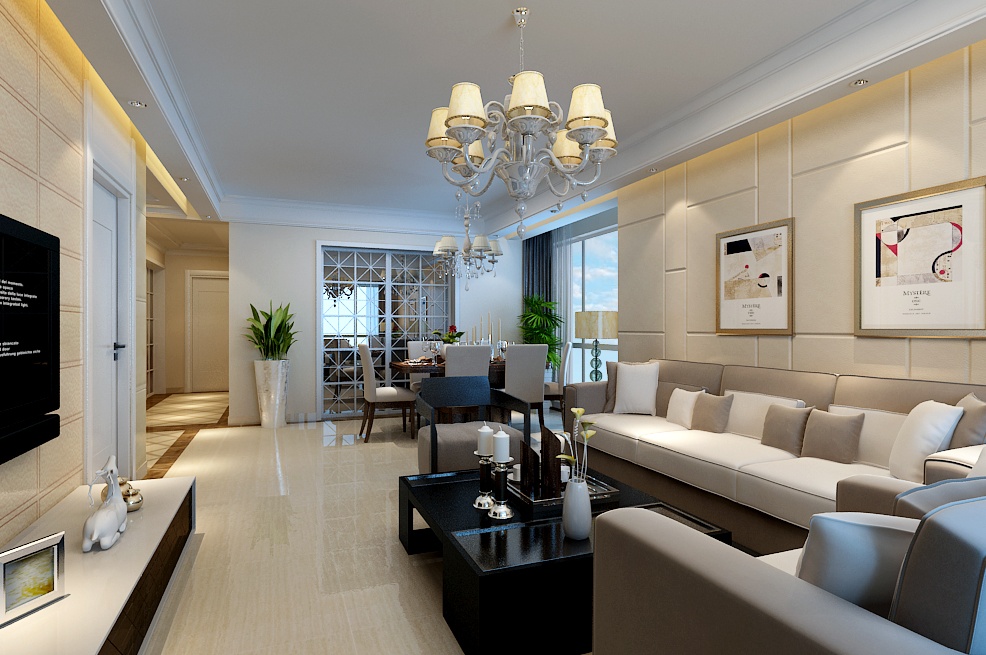 想象国际二期两室两厅现代简约风格设计