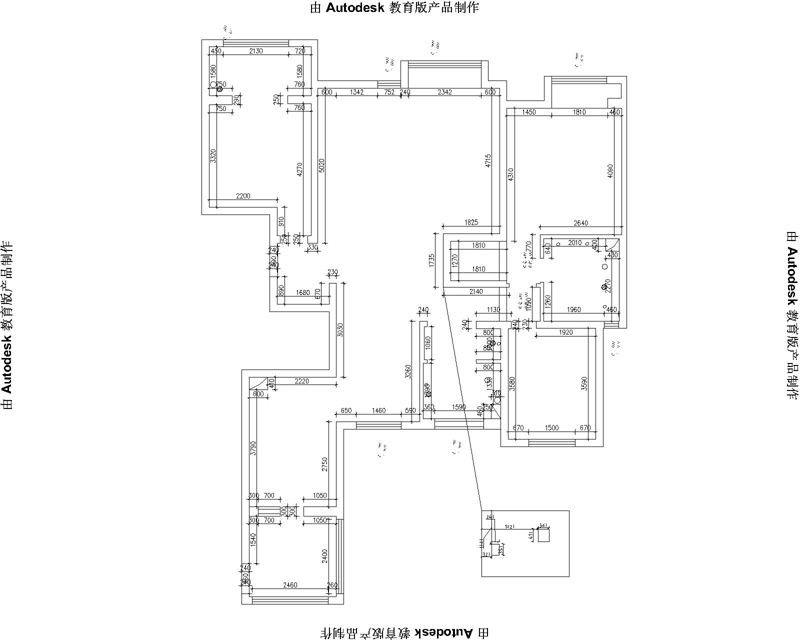 东胜紫御府168平米古典欧式设计案例