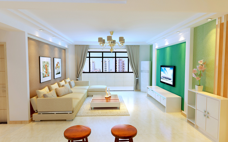 紫睿天和三室两厅现代简约风格设计