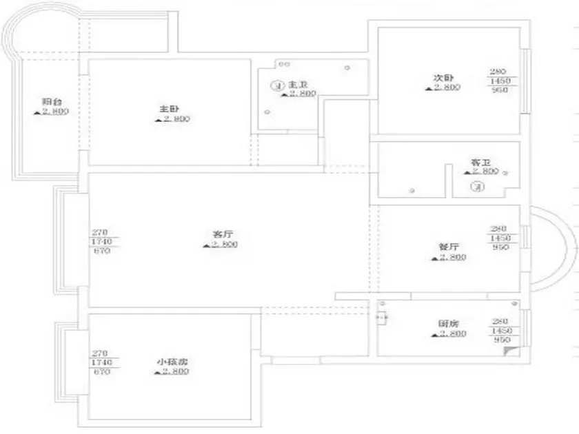 现代简约温馨三居室