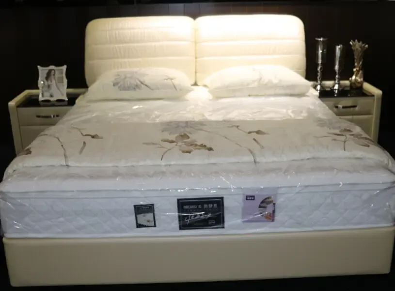 美梦思高级真皮套床---赠送两个床头柜,美梦思床垫gt0219【报价 价格