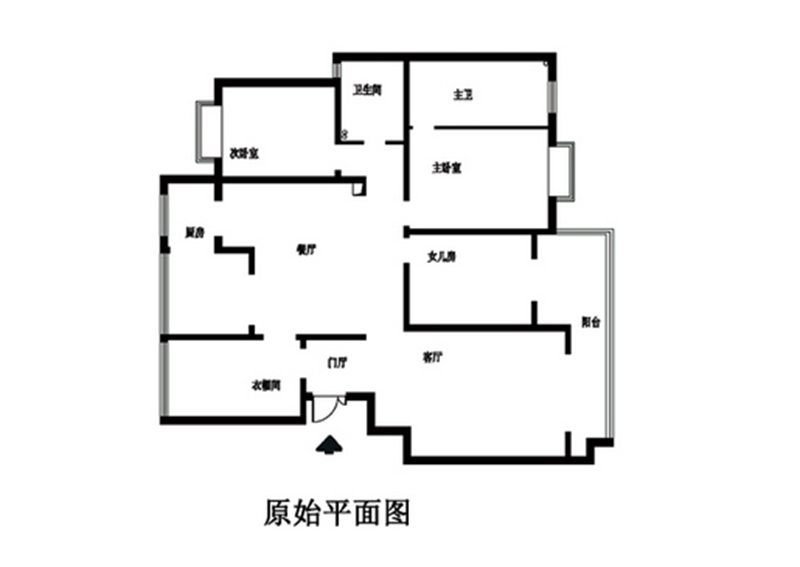 怡海花园富润园-三居室-190.00平米-装修设计