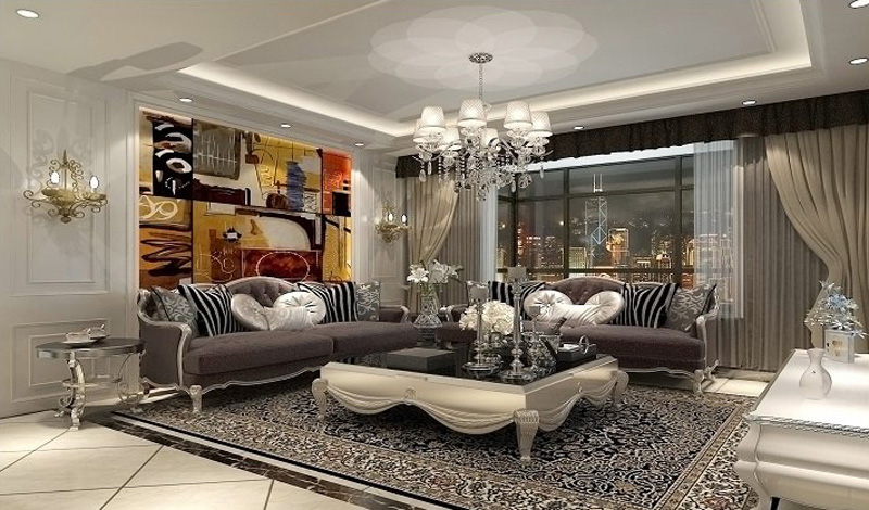 想象国际二期三室两厅简欧风格设计