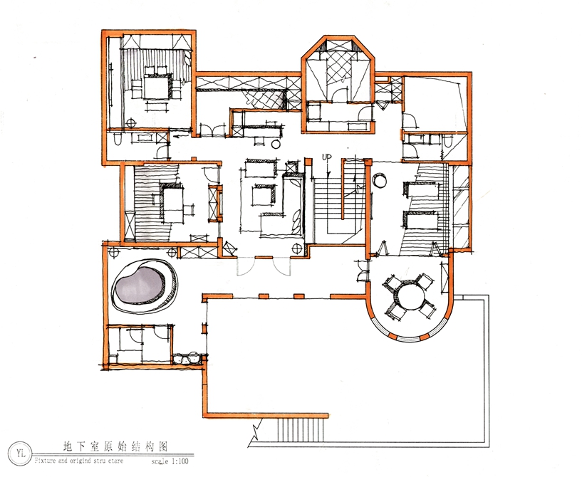 格里斯小镇-四居室-570.00平米-装修设计