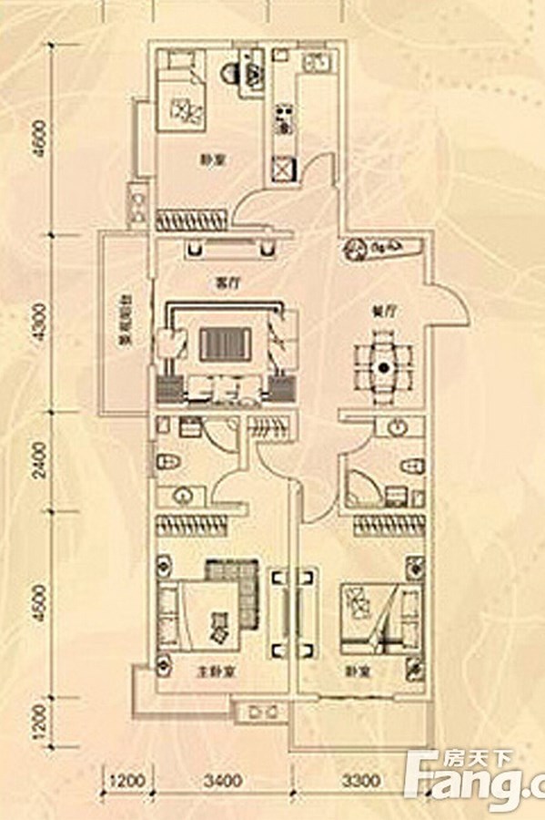 金林佳园130平米--现代简约