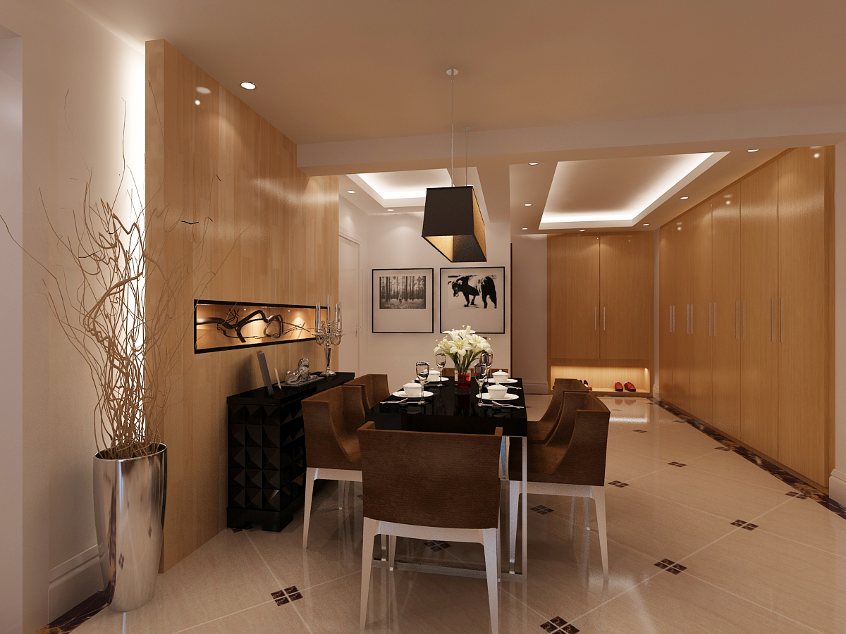 现代简约风格设计-西子公寓128平三居室装修