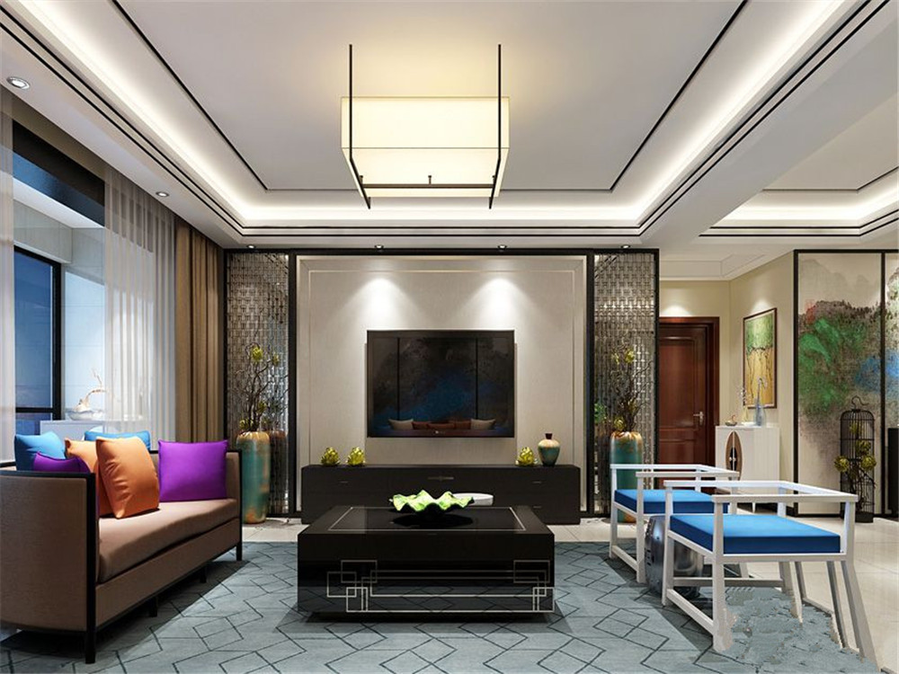 新中式风格的温馨三居室