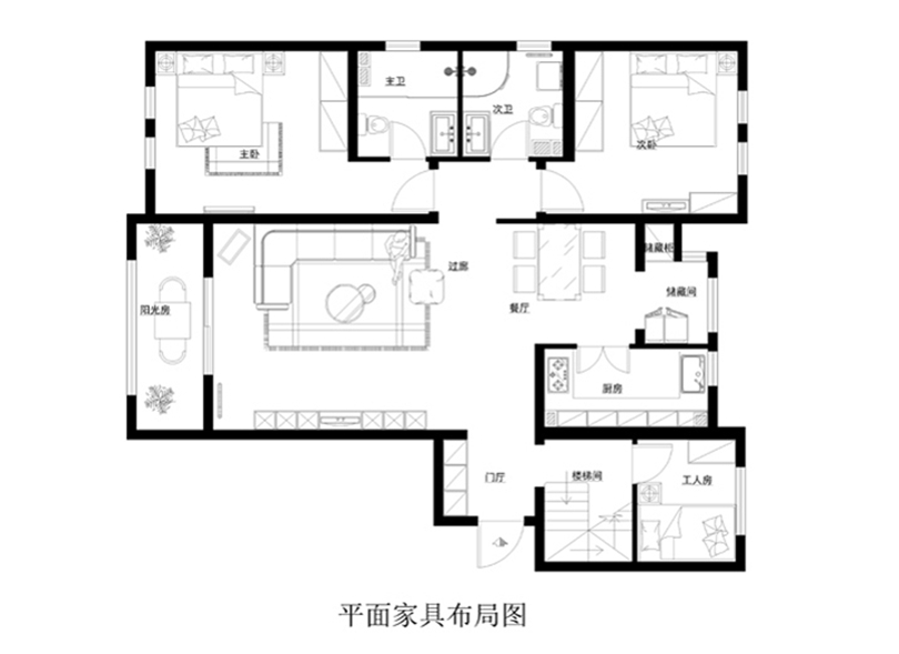 光之谷150平简约时尚案例赏析