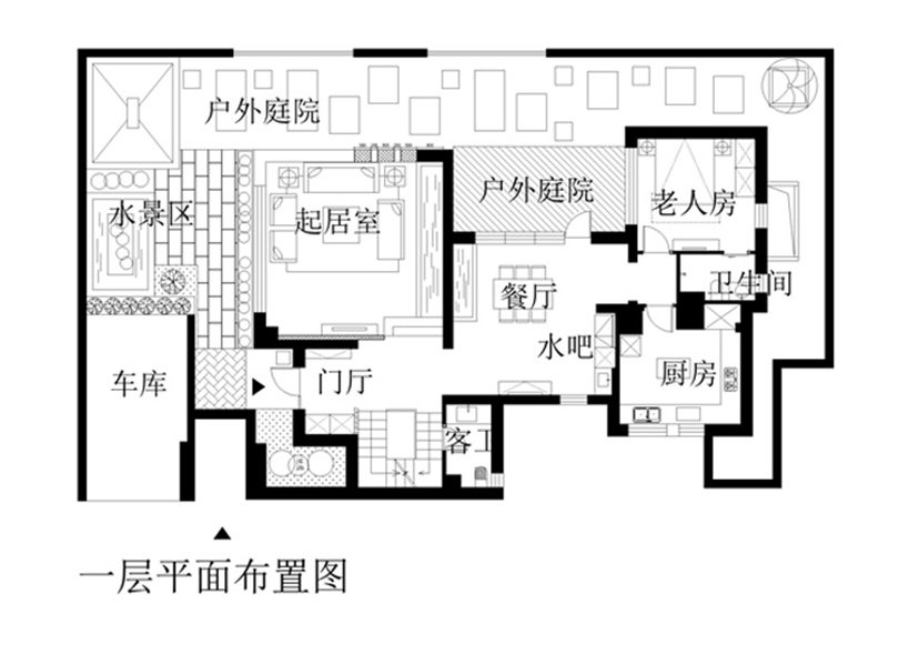 富力湾420平简约时尚案例赏析