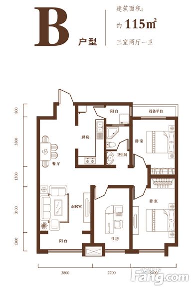 龙湾写意115温馨舒适的简约居室设计