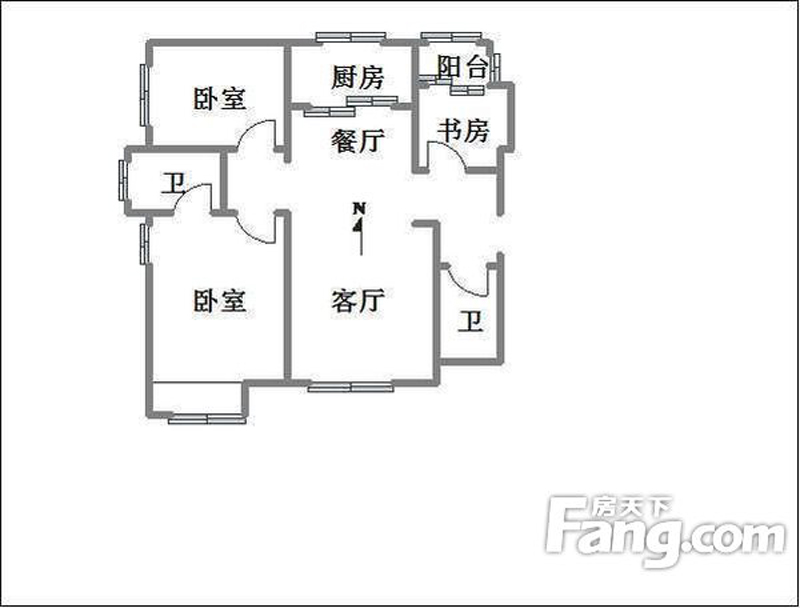 晓港名城124平现代简约三室两厅两卫装修设计