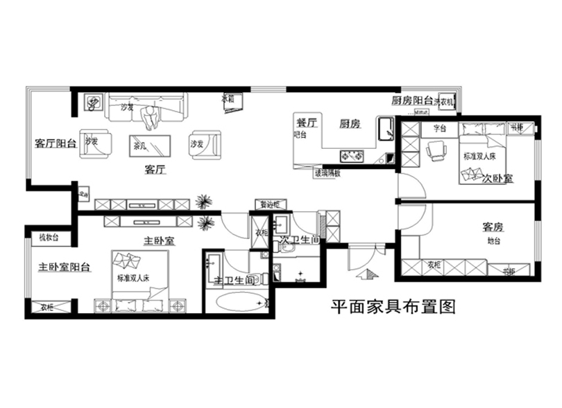 远洋天著120平简欧风格案例赏析