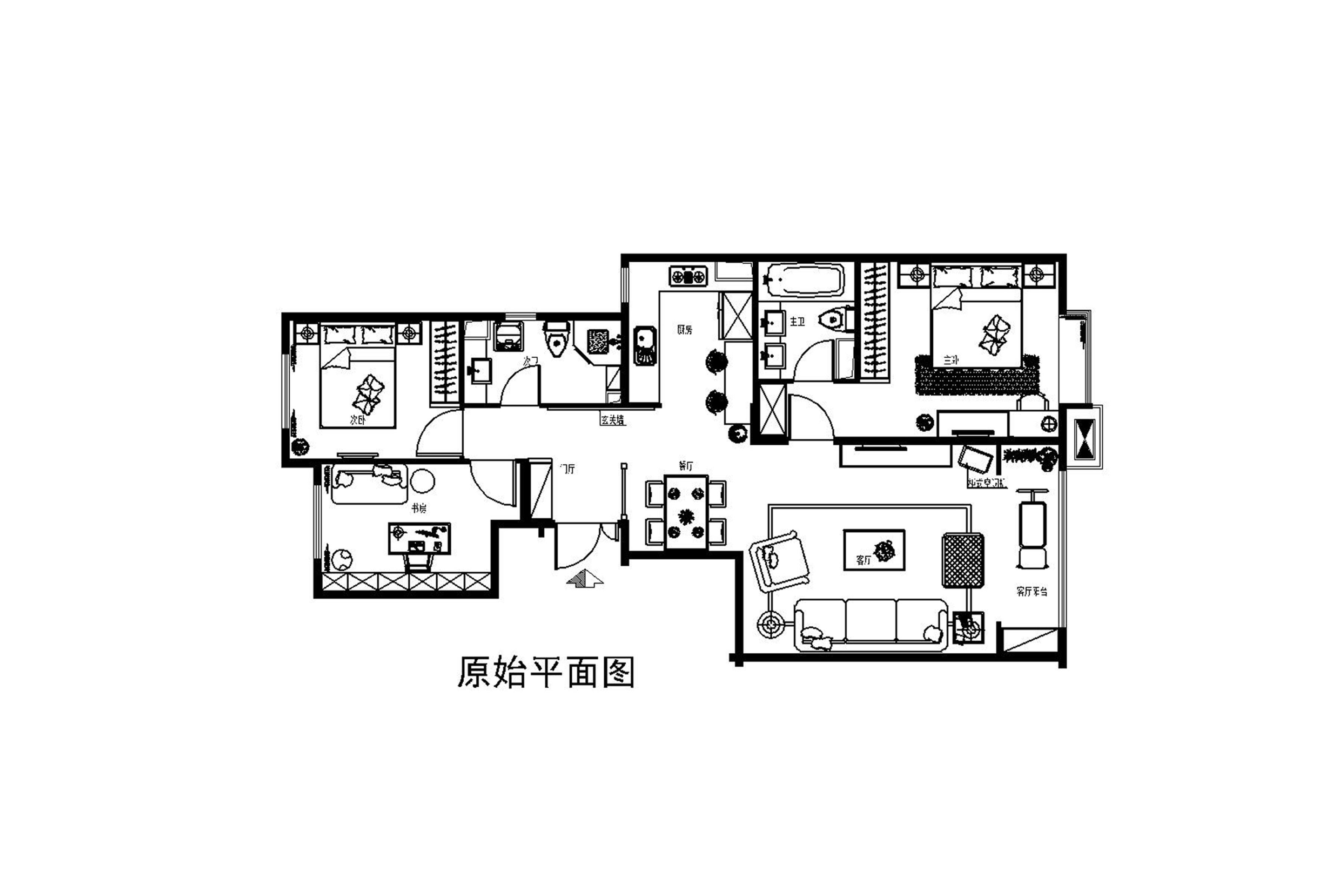 青年路小区120平简欧风格案例赏析