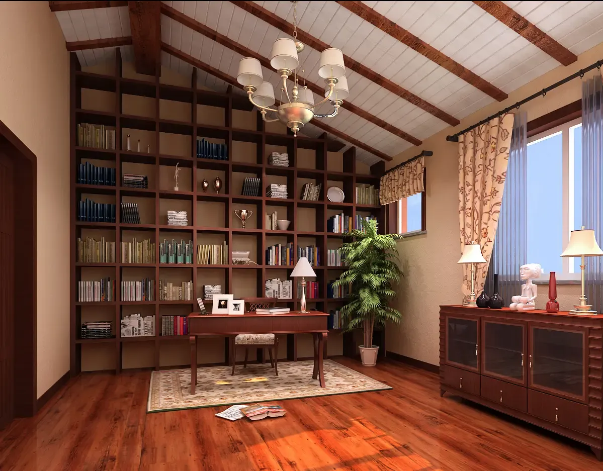 银河花园别墅美式田园风北京盛世博远别墅装修