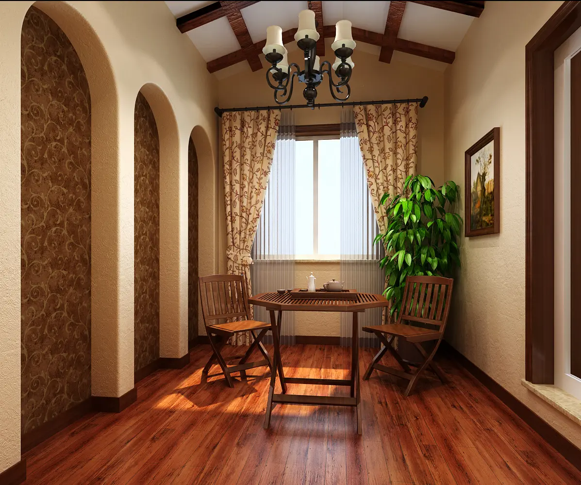 银河花园别墅美式田园风北京盛世博远别墅装修