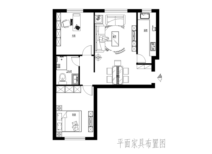 六万五千元打造新中式两居室