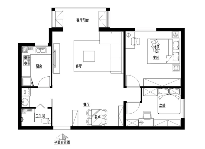 房屋装修设计简图图片