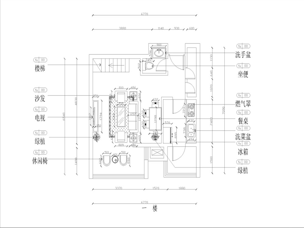 【力天装饰】天房翠海红山 两居室 现代简约