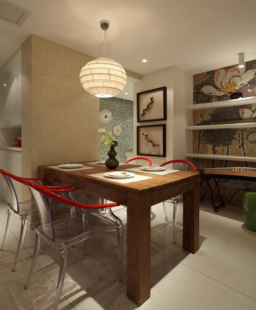 泛海国际三居室混搭风格设计案例展示
