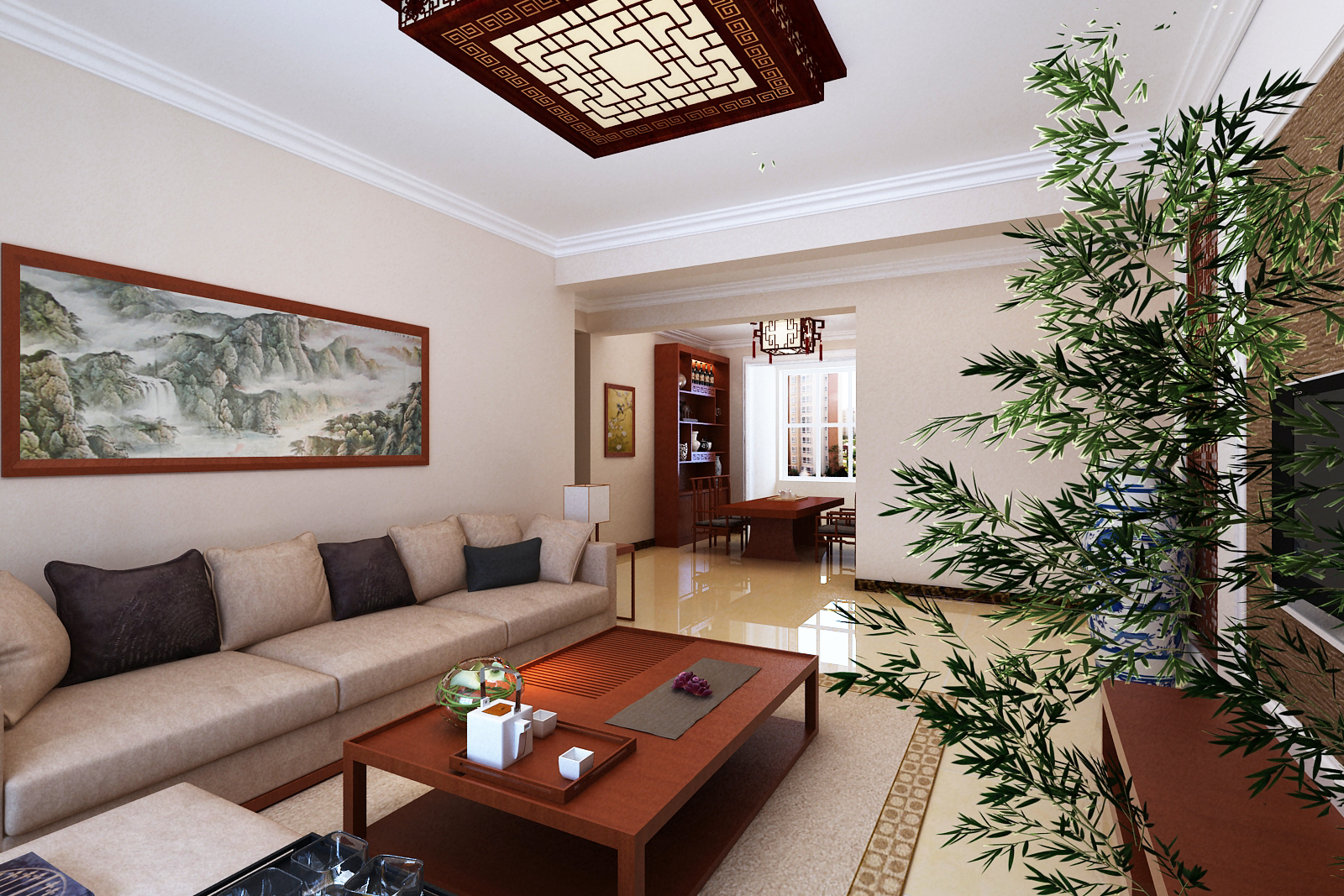 中国风的构成主要体现在传统家具