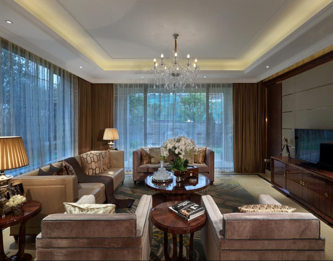 北京红杉公馆三居室新古典风格设计案例