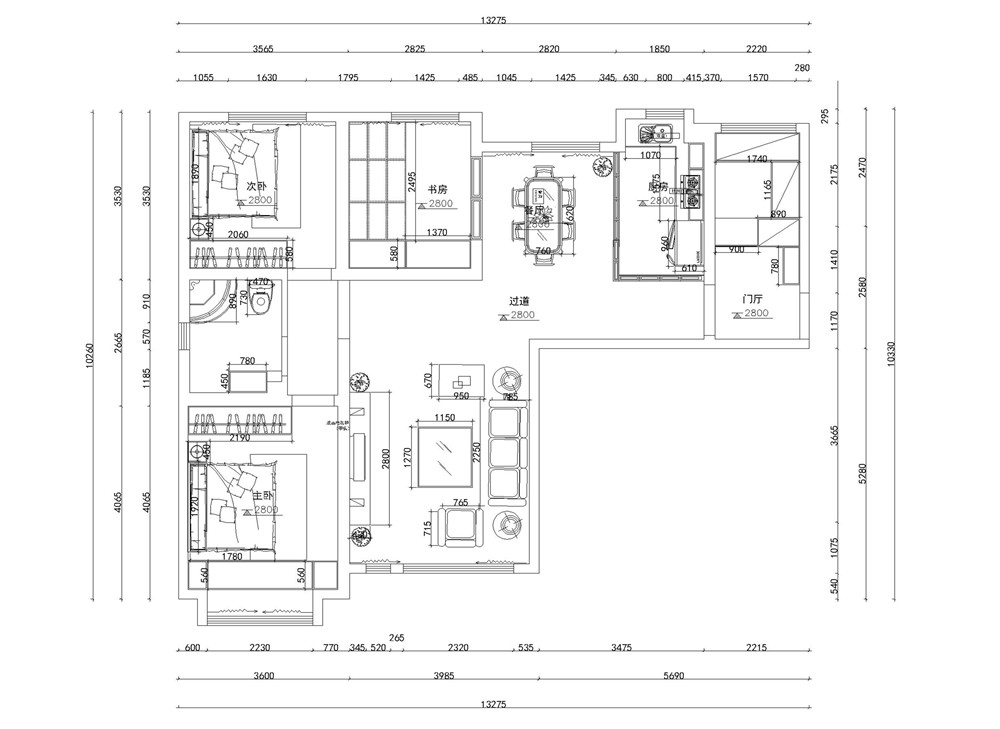 【力天】中建滨海壹号 简欧风格 121