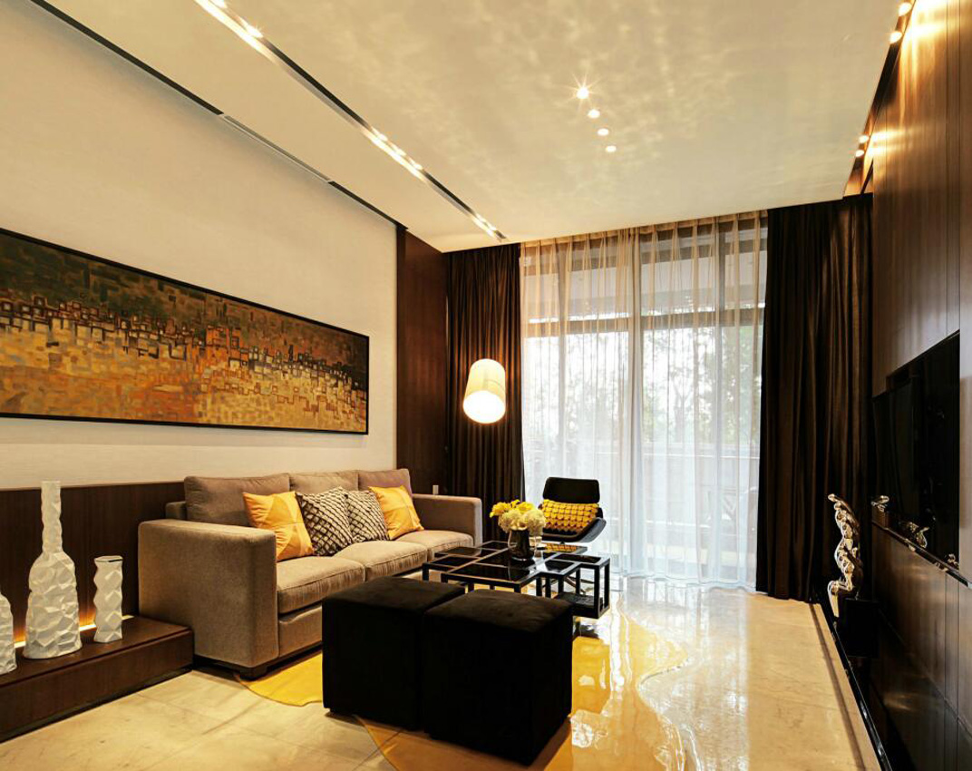 北京顺义金宝城三居室简约风格设计案例