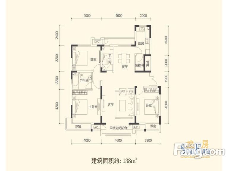 温暖归家 138平混搭风三居设计