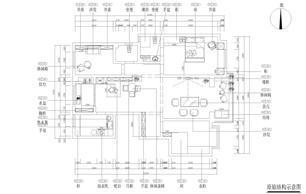 【力天装饰】现代简约-生态城3室152㎡