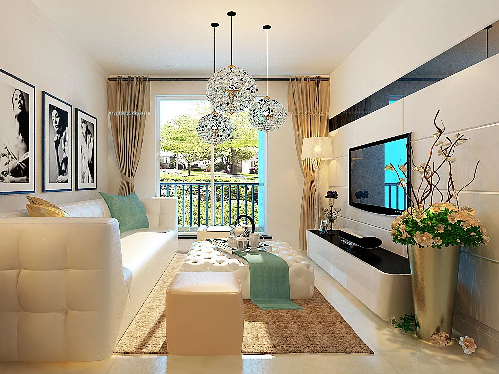 5万-中海寰宇天下装修案例-沈阳房天下家居装修网