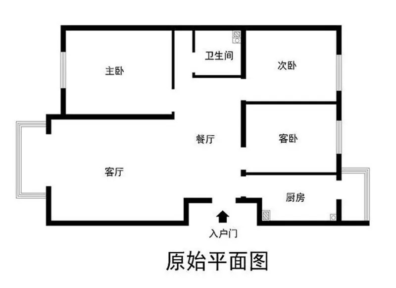 时尚街区三居现代风格