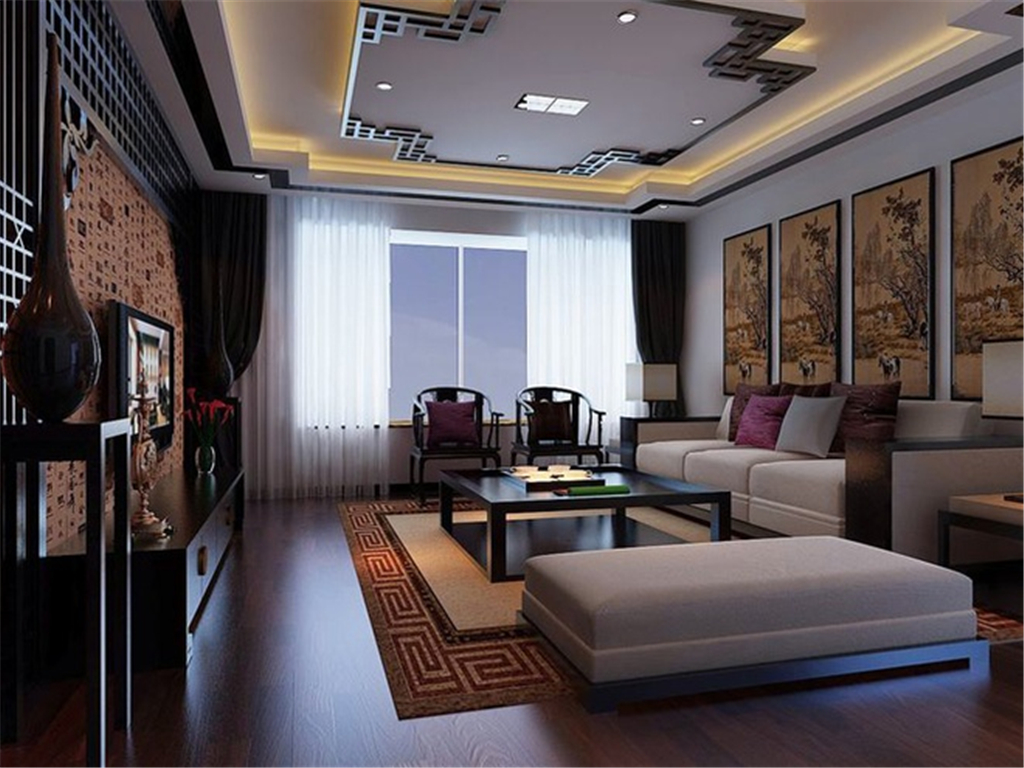 天泰城以琳美地-二居室-76平米-中式风格