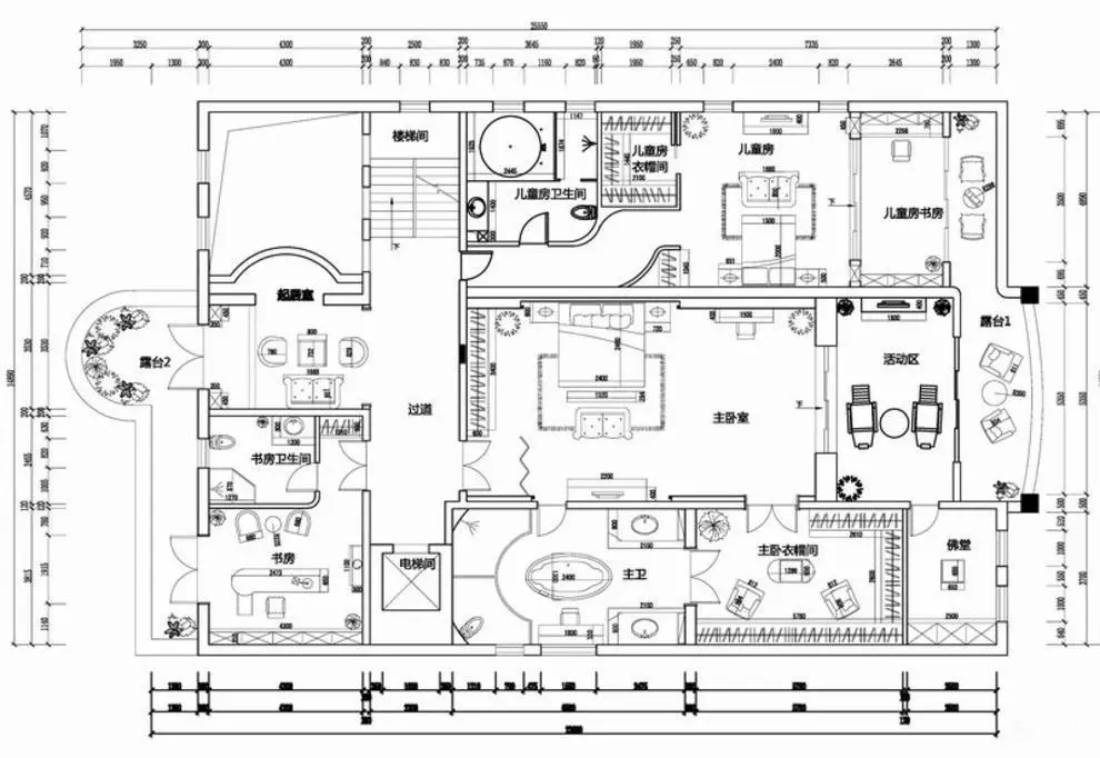 北京温哥华森林别墅800平米全包