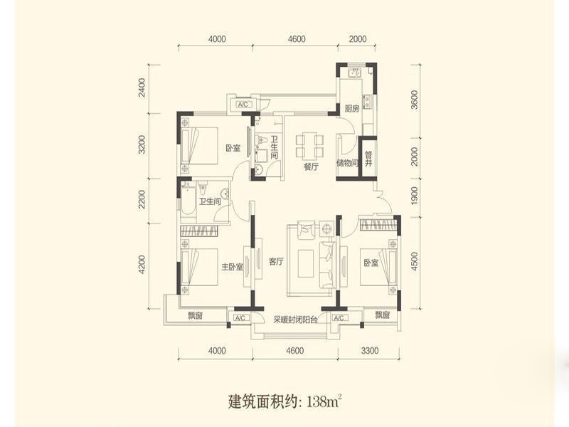 南益名士华庭 138㎡ 现代简约