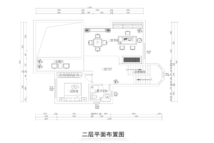 恒大金碧天下-390平米欧式风格-方案效果图