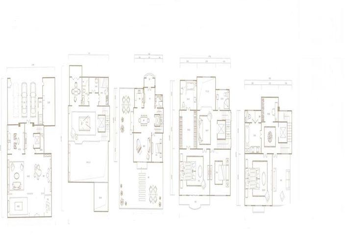 金地中央世家五居室365平米新中式风格案例