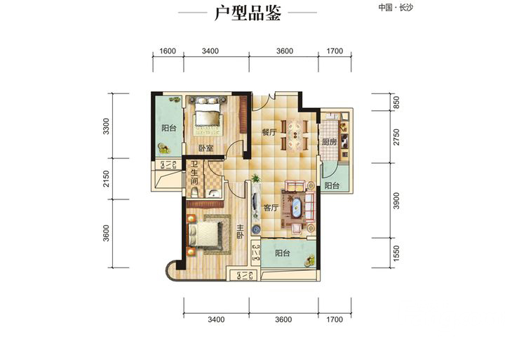 五矿万境水岸90.51平美式