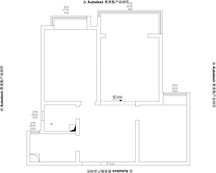 盛邦大都会96㎡简约装修效果图