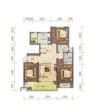 主语城-125.5㎡-现代风格