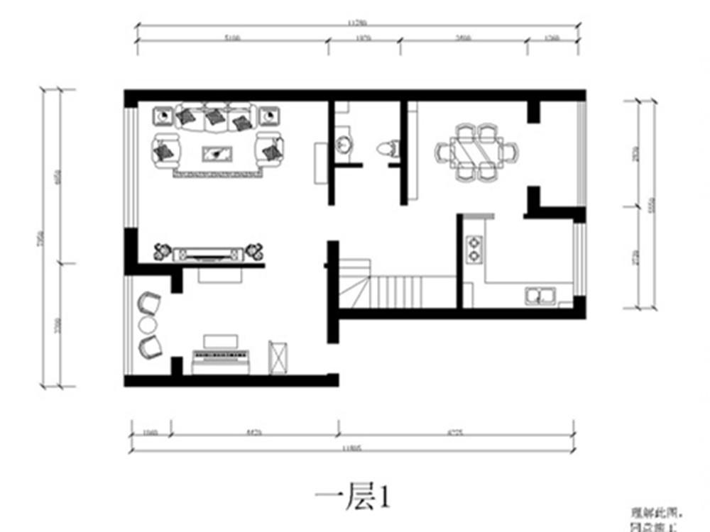 力天装饰-天汐园-206㎡-欧式风格