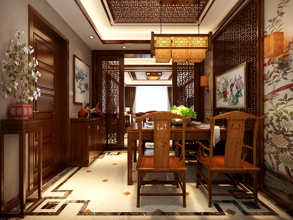 中式风格-150平米三居室